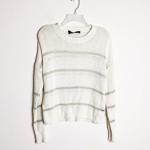 360 Sweater Striped Loose Knit Oversized Slouchy Sweater